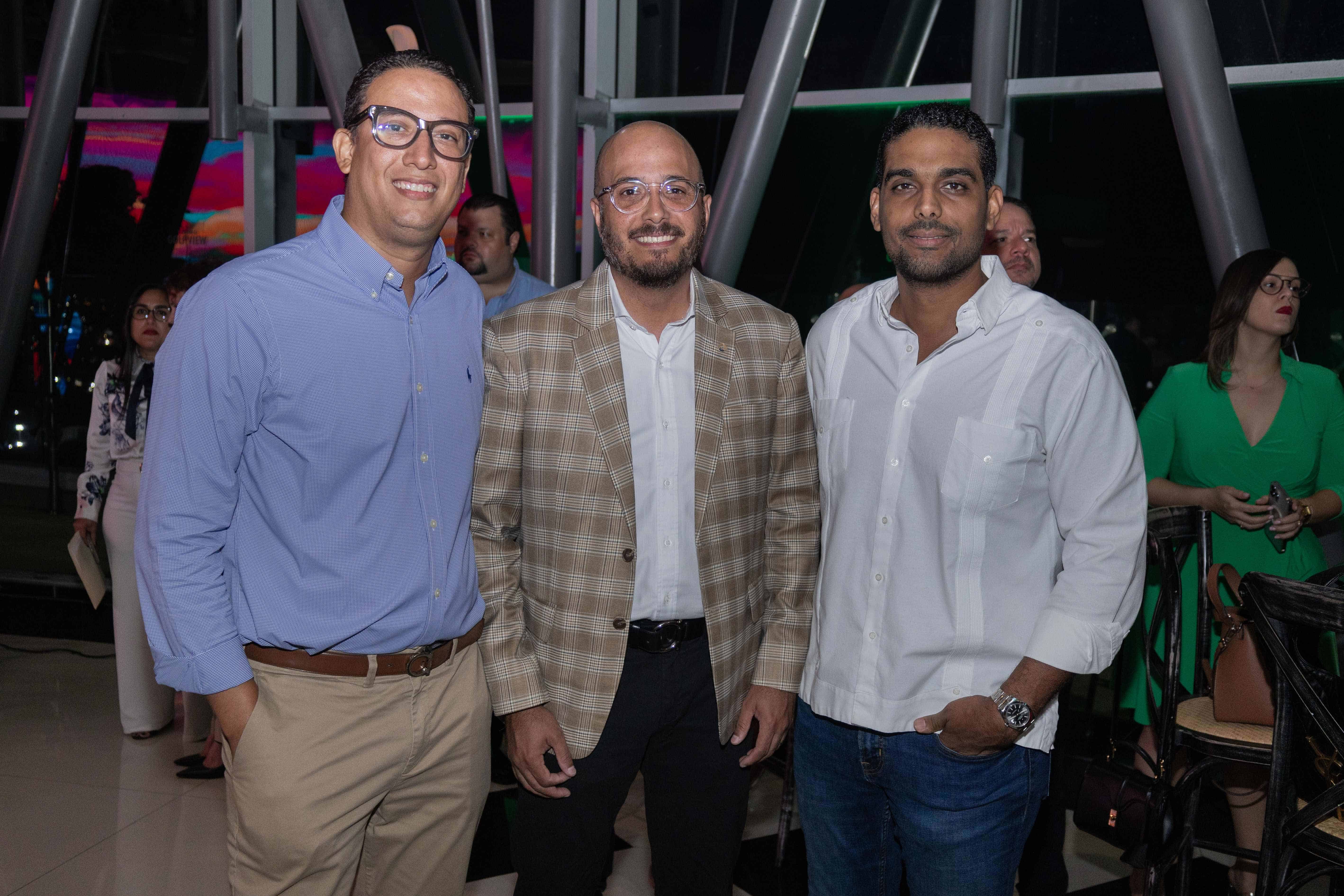 Héctor Herrera, José Delio Guzmán y Rafael Tactuk.