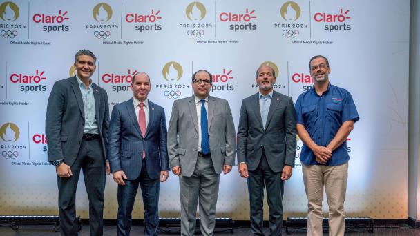 Claro Sports propietario de los derechos oficiales de la transmisión de los Juegos Olímpicos París