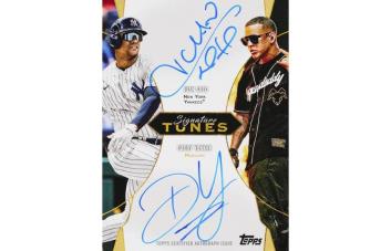 Daddy Yankee se asocia con Topps para lanzar exclusiva tarjeta deportiva junto a Juan Soto