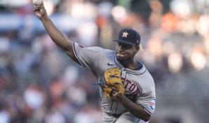 El dominicano Ronel Blanco poncha a 8 y logra récord en triunfo de Astros 3-1 a Gigantes