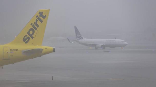 Al menos cuatro vuelos cancelados desde Santo Domingo a Florida por fuertes lluvias
