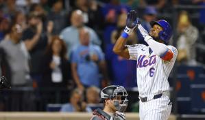 Starling Marte jonroneó en la paliza de los Mets a los Marlins