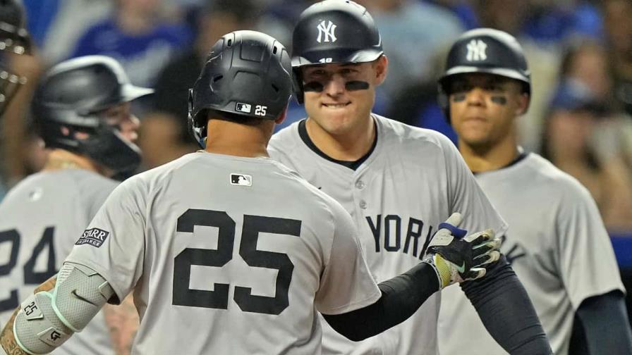 Con jonrones de Stanton, Treviño y Torres, Yankees derrotan 11-5 a Reales