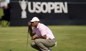 Woods regresa al US Open con una inconsistente ronda de 74 golpes