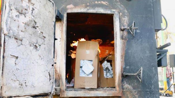JCE inicia incineración de boletas de las elecciones municipales