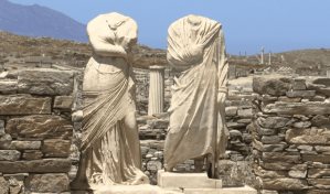 La subida del mar Egeo amenaza las ruinas de la isla griega de Delos