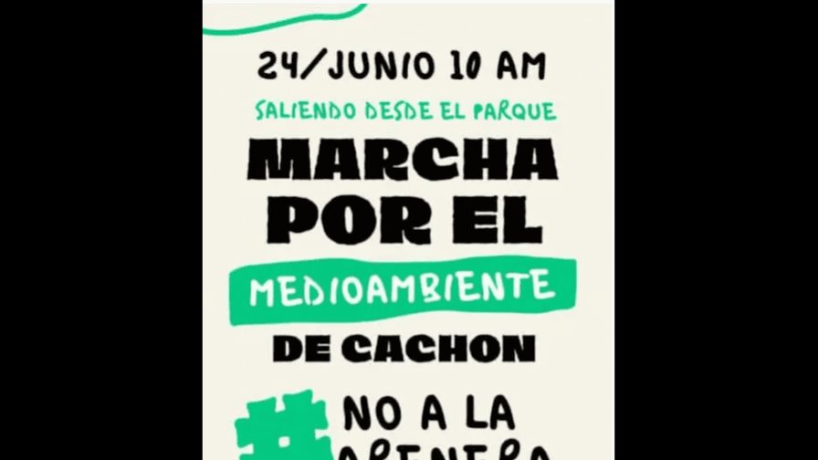 Convocan a marcha contra instalación de grancera en El Cachón en Barahona