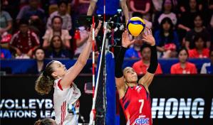 Polonia supera a las Reinas del Caribe, luego de un angustioso primer set