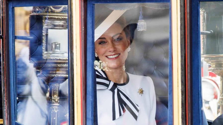 Kate Middleton hace primera aparición oficial tras diagnóstico de cáncer