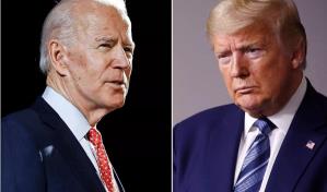 Mientras Biden recauda fondos con estrellas de Hollywood, Trump corteja a Michigan