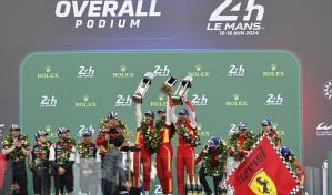 Ferrari supera el drama tardío y logra su segunda victoria consecutiva en las 24 Horas de Le Mans