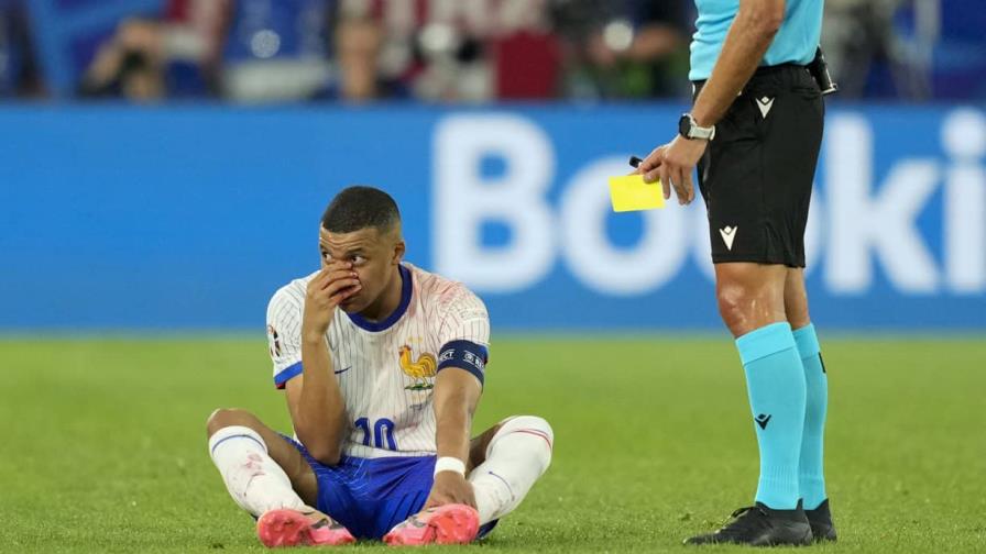 Sufrimiento: Mbappé sale con golpe en la nariz y Francia derrota 1-0 a Austria en la Euro