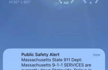Massachusetts restablece servicio de llamadas de emergencia tras caída