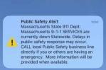 Deja de funcionar servicio de emergencia en todo Massachusetts