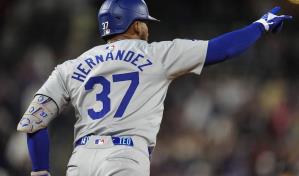 Grand Slam de Hayward, y jonr&oacute;n de Teoscar Hern&aacute;ndez en el noveno dan triunfo a Dodgers ante Rockies