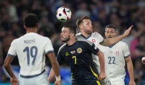 Con gol de Shaqiri, Suiza asegura el empate 1-1 con Escocia en la Euro