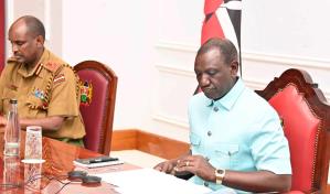 Presidente de Kenia abordó con el Consejo de Transición la restauración de la paz en Haití