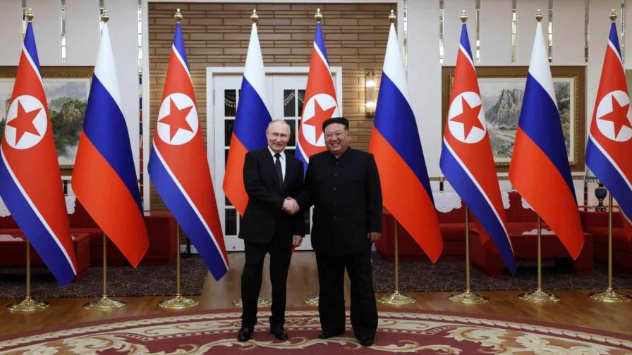 Kim Jong-un y Vladimir Putin firman un acuerdo de asociación estratégica
