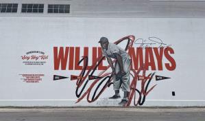 Develación de mural en Alabama se enmarca en homenajes a Willie Mays
