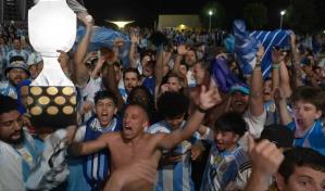 Argentinos celebran el debut con triunfo de su selección en la Copa América
