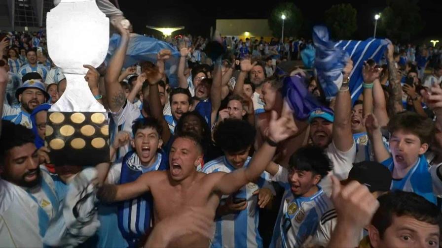 Argentinos celebran el debut con triunfo de su selección en la Copa América