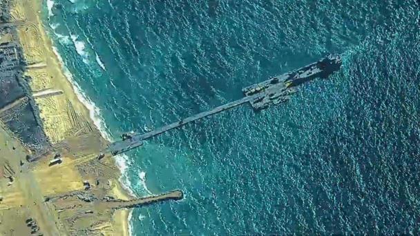 El muelle temporal de EEUU en Gaza, de revés en revés