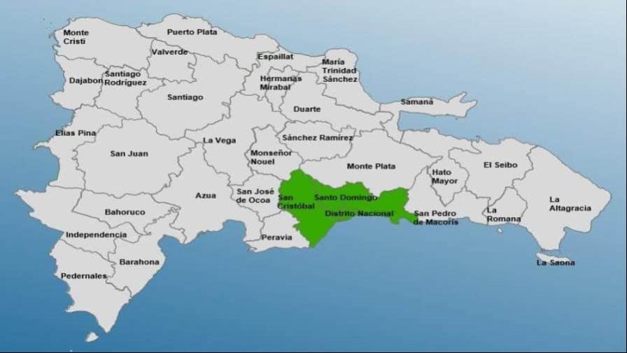 Bajo alerta el Gran Santo Domingo y San Cristóbal por efectos de vaguada