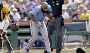 Amed Rosario un pelotazo donde pensamos lo peor