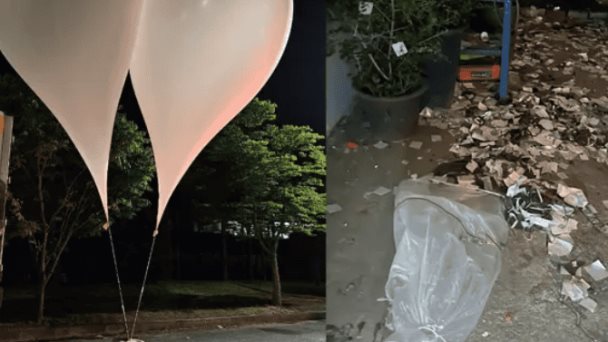 Corea del Norte envía otros 350 globos con desecho al Sur