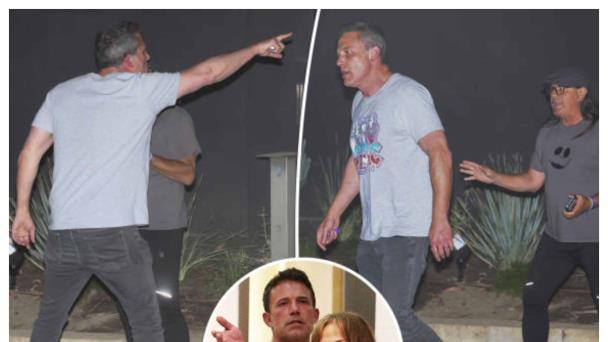 Video | Ben Affleck, fuera de sí, enfrenta a paparazzi tras salir de la casa de Jennifer López