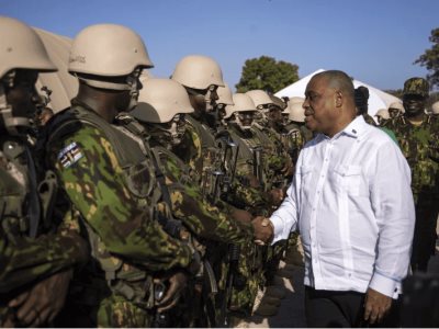 Crisis en Haití: Garry Conille visita base de fuerzas kenianas