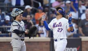 Vientos batea 2 vuelacercas y Mets se imponen a Yankees; Soto la sacó