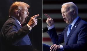 Trump y Biden llegan a su primer debate empatados en las encuestas