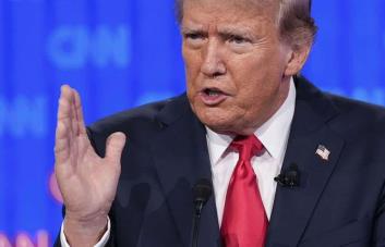 Trump no responde a si apoyaría la creación de un Estado palestino