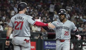 Buxton dispara jonr&oacute;n de 3 carreras para que Mellizos aplasten 13-6 a Diamondbacks