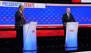 Derecho al aborto en el centro de la primera parte del debate entre Biden y Trump