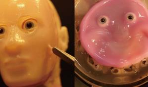 Investigadores japoneses desarrollan robot facial con piel viva hecha de células humanas