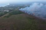 Se registra incendio forestal en Monumento Natural Lagunas de Cabarete y Goleta de Sosúa