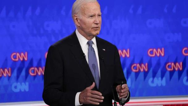 Biden arrancó debate con Trump con varios errores verbales