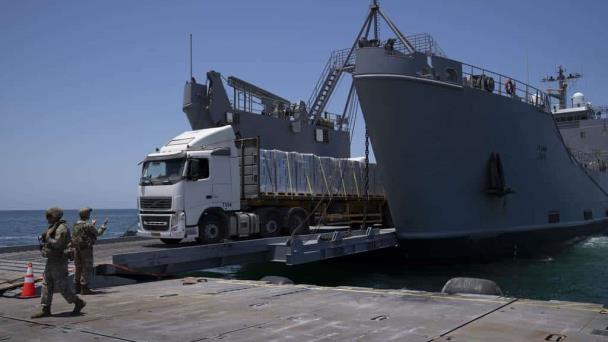 EE.UU. retira muelle flotante en Gaza por mal clima y podría no reinstalarlo