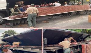 Decomisan 290,000 unidades de cigarrillos en chequeo militar de Azua