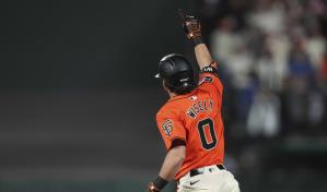 Jonrón de Wisely en la 9na da victoria a Gigantes, 5-3 ante Dodgers