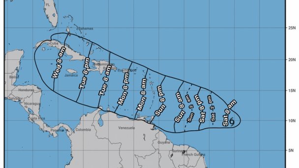 La población dominicana debe estar atenta a la trayectoria de la tormenta tropical Beryl