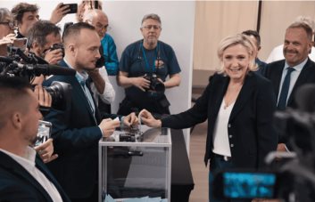 La ultraderecha de Le Pen gana la primera vuelta y podría lograr la mayoría absoluta