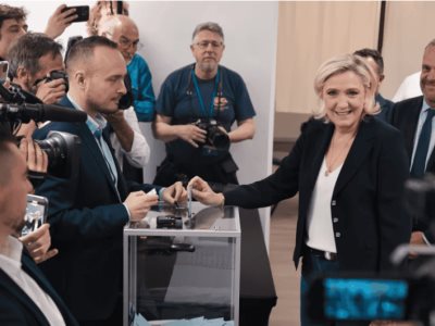 Le Pen gana la primera vuelta y podría lograr mayoría absoluta