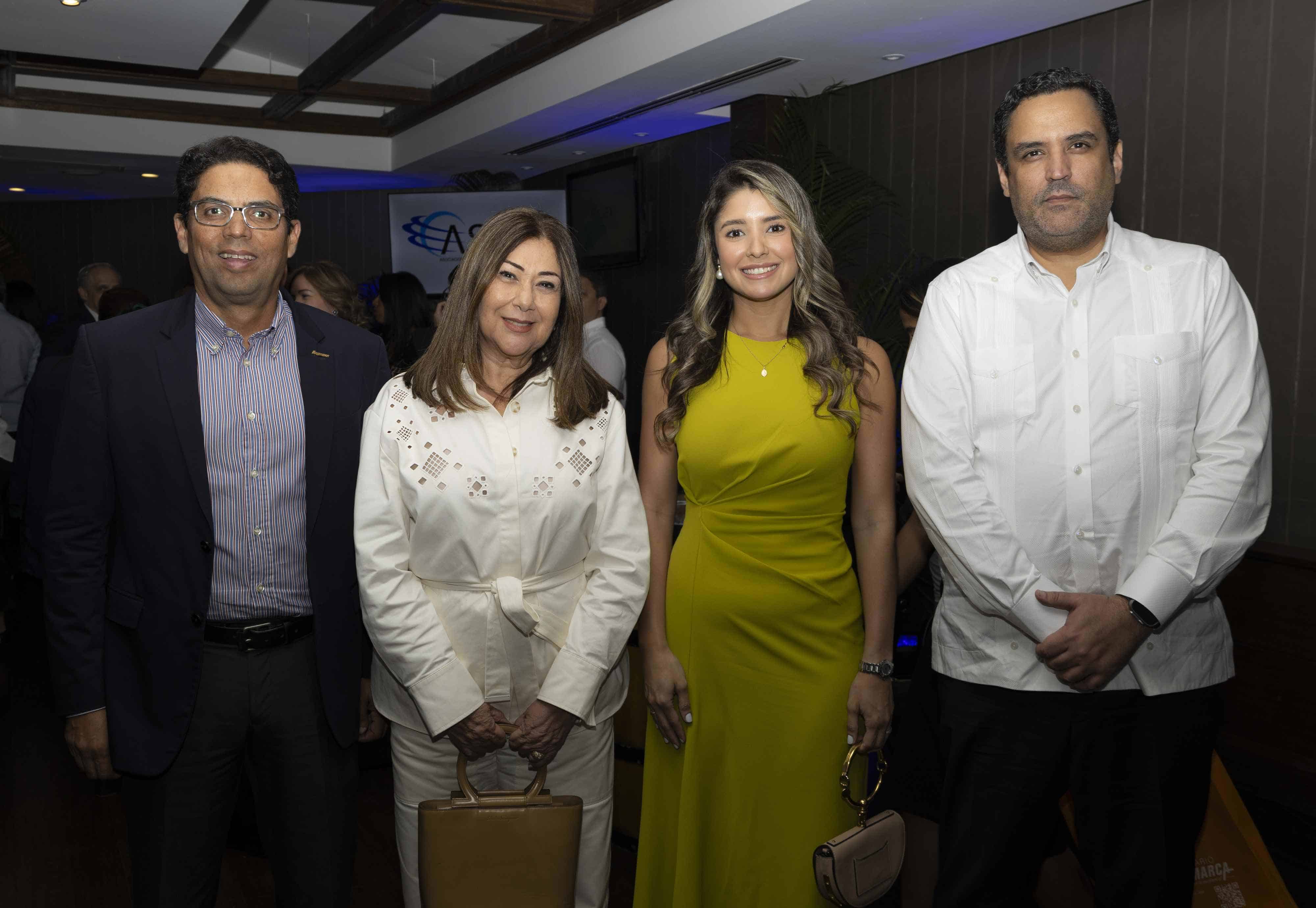 Juan Amell, Hilda Patricia Polanco, Laura Méndez y Danilo Ginebra.