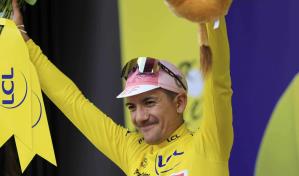 El eritreo Girmay gana por África, Carapaz, primer ecuatoriano líder en el Tour de Francia