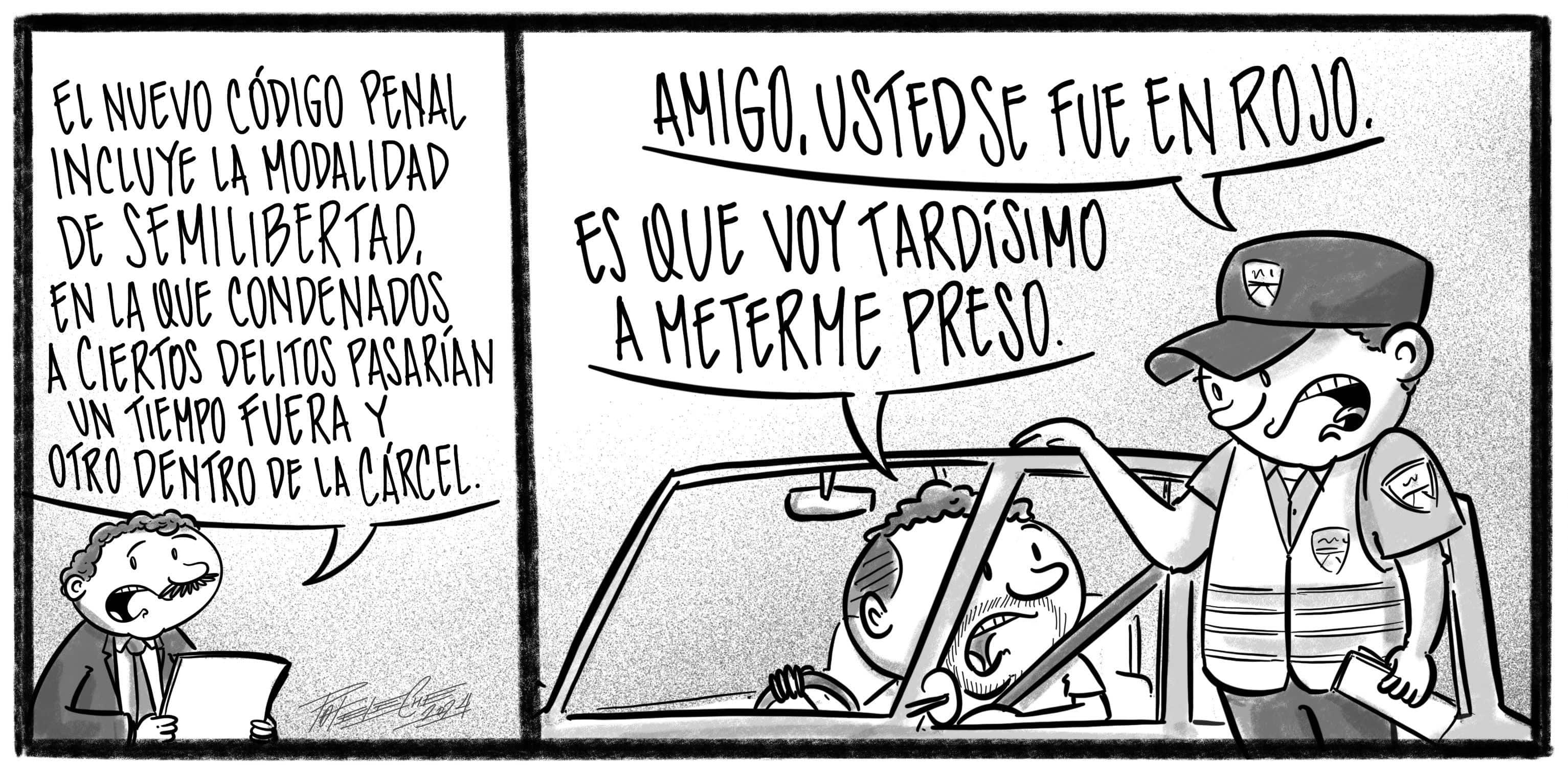 Caricatura de Noticiero Poteleche 3 julio 2024