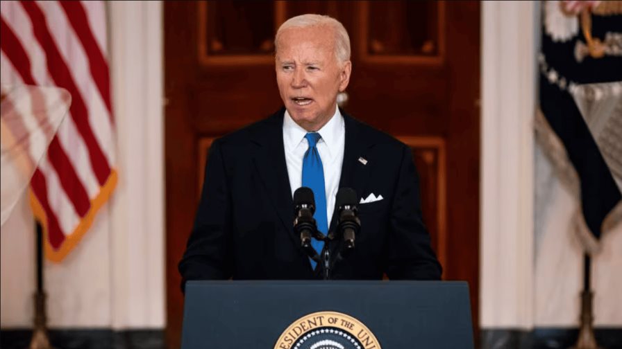 Biden no acepta preguntas en su primera comparecencia en la Casa Blanca tras el debate