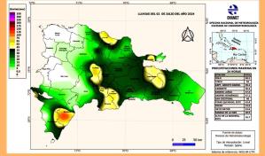 En Polo, Barahona, ocurrieron los mayores acumulados de lluvias por el huracán Beryl
